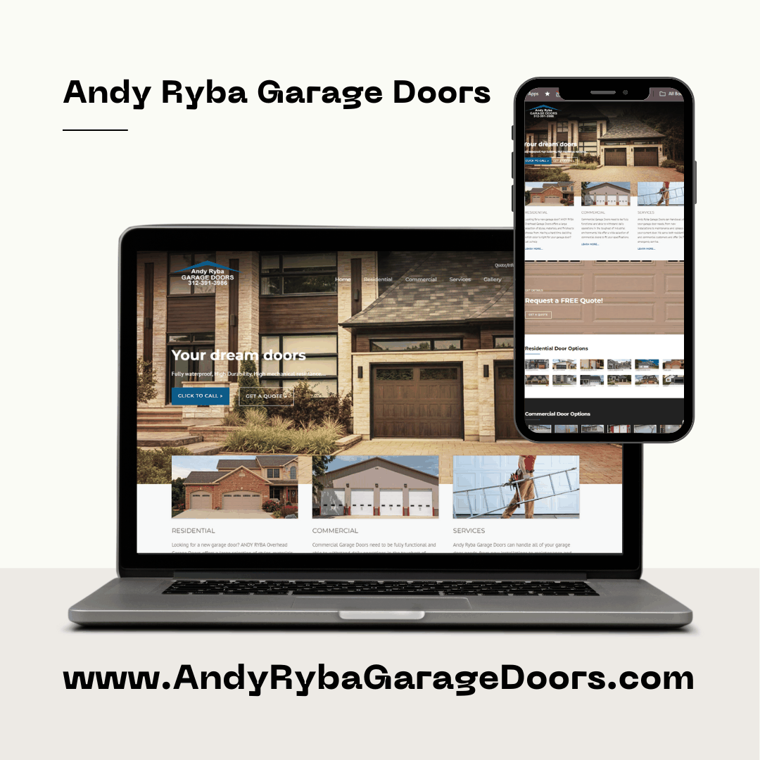 AndyRybagarageDoors.com – projekt Strony Chicago